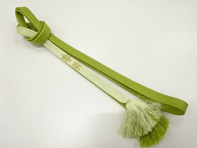 JAPANESE KIMONO / HAND-TIED OBIJIME CORD